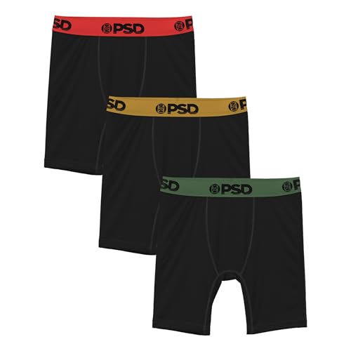 Image of PSD Underwear Youth Boys Boxer Brief - Various Print Comfortable Active Underwear for Boys, Kids Boys Underwear Packs