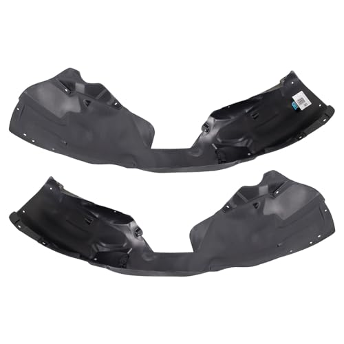 Image of TRQ Front Driver and Passenger Side Inner Fender Liner Set Compatible with 2015-2017 Chrysler 200