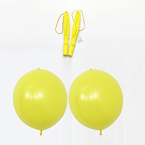 Aircostume Punch Balloons With Rubber Band And Small Beads Party