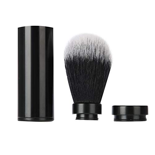 Handige baardborstel voor mannen Baardborstel voor op reis met aluminium handvat voor salongebruik voor mannen for(Black… - Image 8
