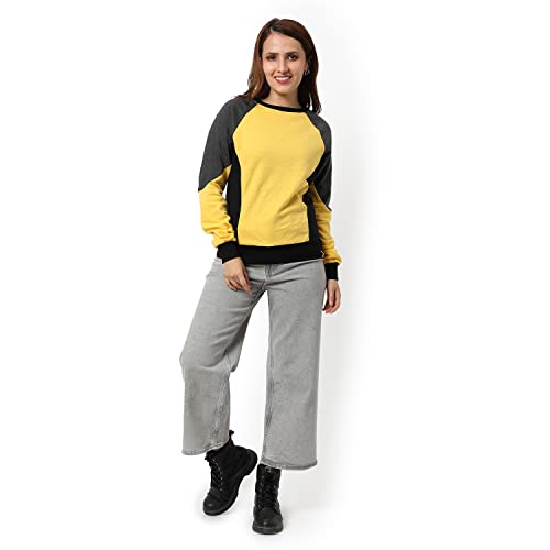 Image of PINACOLADA Women's Double Striped Hoodie with Ribbed Hem for Casual Wear | Hooded Neck | Long Sleeve | Pull On Closure | Cotton Sweatshirt Crafted with Comfort Fit for Everyday Wear
