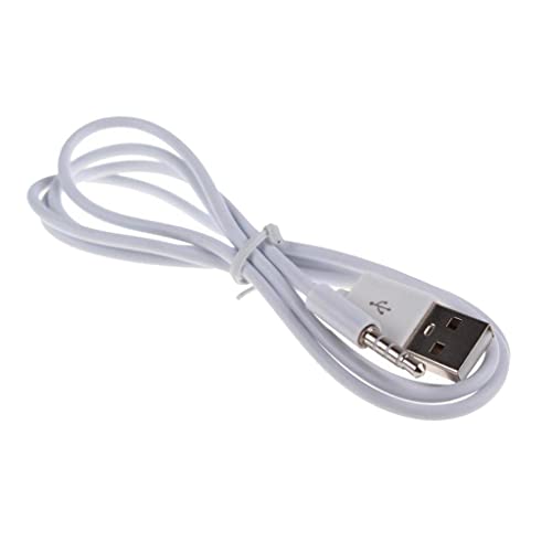 Image of 3.5mm Male AUX Plug Jack to USB 2.0 Male Converter Cable | Data Charging Adapter Cord for MP3 MP4 Players | USB to AUX Connector for Music Transfer