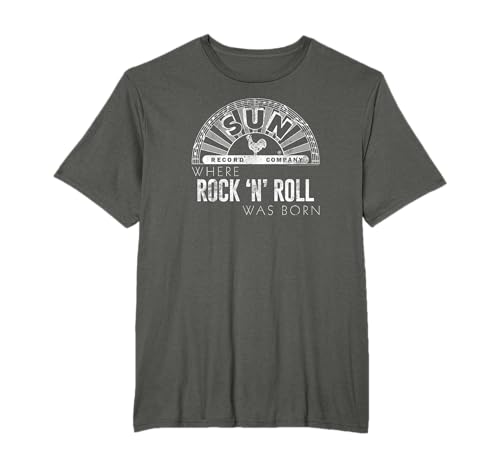 Sun Records Angustiado Donde Nació Rock 'N' Roll Camiseta