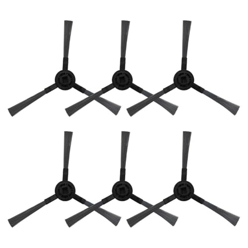 NINMORTH Paquete de 6 cepillos laterales de repuesto para robot Vozascly R10 para aspiradora con mapeo, cerdas de plástico y nailon, limpieza de esquinas