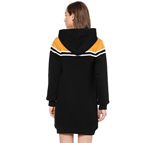 Image of Campus Sutra Cotton Women Hooded Sweatshirt