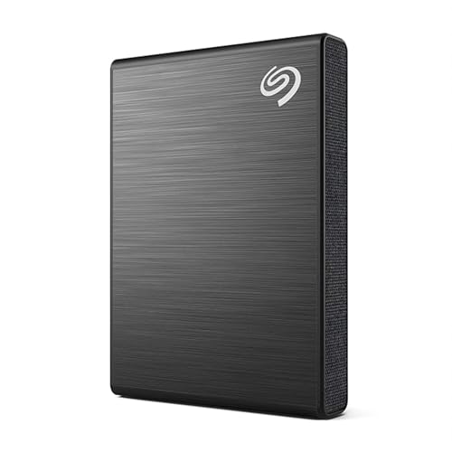 Image of Seagate One Touch 2 TB External SSD up to 1030 Mb /s, for Windows and Mac, with Android App, 3 yr Data Recovery Services, Portable Solid State Drive Black (STKG2000400)