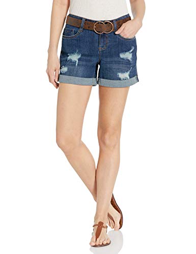 dollhouse Women's Belted Short, Driftwood, 9