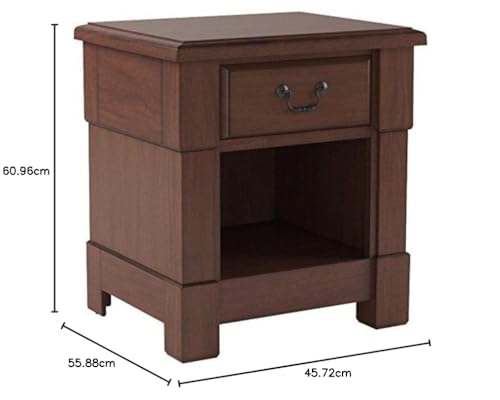 Homestyles Aspen Nightstand, Brown