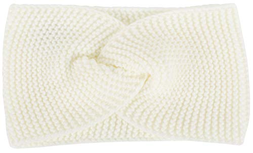 styleBREAKER Damen Feinstrick Stirnband mit Twist Knoten, Krausstrick Muster, warmes Winter Haarband, Headband 04026054, Farbe:Creme-Weiß styleBREAKER Damen Feinstrick Stirnband mit Twist Knoten, Krausstrick Muster, warmes Winter Haarband, Headband 04026054, Farbe:Creme-Weiß
