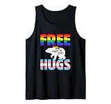 Papa Bear Free Dad Hugs - LGBTQ Gay Pride Month - Proud Ally Tank Top