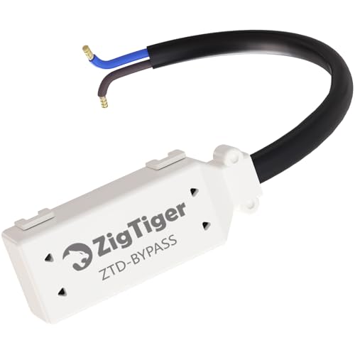 ZigTiger LED-Bypass-Modul verhindert, dass ausgeschaltete LED-Leuchten flackern oder leuchten. Wird verwendet, wenn die LED unter der Mindestlast liegt, weiß