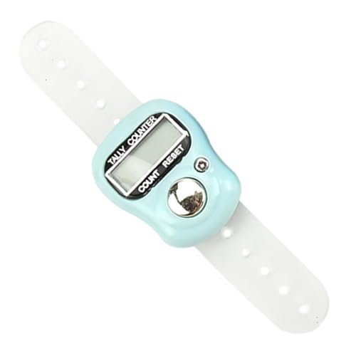 Clicker Counter - Digital Display Electronic Hand Tally Counter | Hand Tally Counter, Portable Number Clicker Counter for Golf, Adjustable Resettable Finger Tally Counter for Lap Crochet Coaching