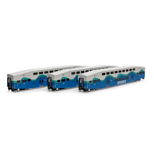 Athearn HO Bombardier Coach SDRX #210/214/223 ATH29711 HO Rolling Stock