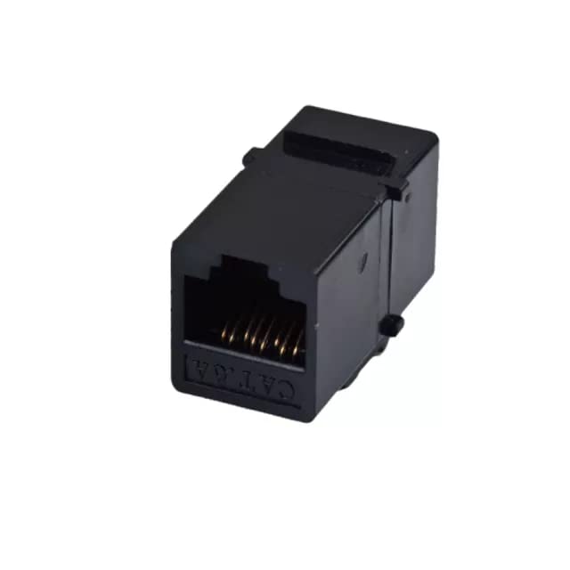 OptiLan Cat6 Keystone Coupler Rj45 Inline Coupler Female to Female Insert Black (10pc Bag) (B0B5R6BGYN) Amazon Price History, Amazon Price Tracker