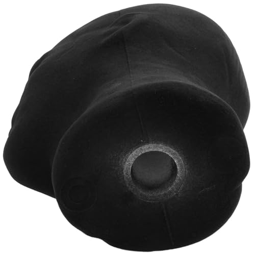 Tête mannequin polystyrène mousse noire pour affichage de chapeaux x12
