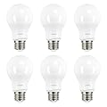 Linkind A19 LED Light Bulbs Dimmable, 40 Watt Equivalent, E26 Base, 2700K Soft White, 5W 450 Lumens CRI80+, 120V, UL Listed FCC Certified, LED Lights for Bedroom Living Room Home Office, 6 Packs