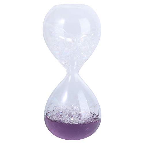 Bubble Glass Timer Decorative Home Accent Unique Artware for Practical Timing and Adornment Bright Glossy Finish for Office and Kitchen