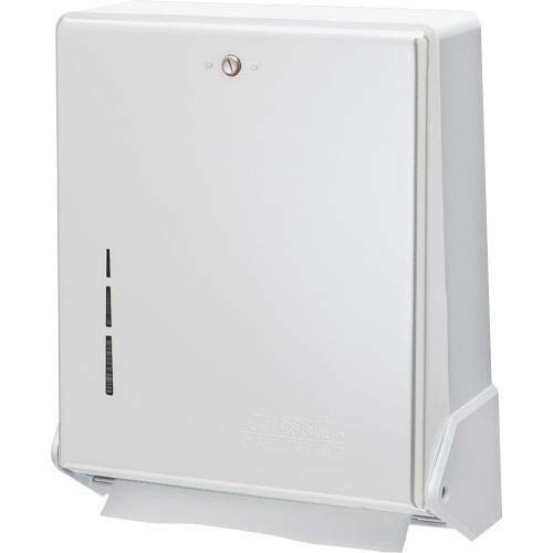 San Jamar True Fold Towel Dispenser - C Fold, Multifold Dispenser - 300 x Towel C Fold, 500 x Towel
