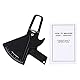 Personal Skinfold Caliper 2 Farben 0-80MM Fettmessungstest Slim Guide Skinfold Caliper Weight Loss Measure Tester[Schwarz], Körperfett-Messschieber Maßbänder Werkzeuge