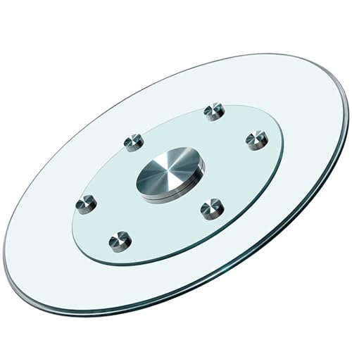 Plato giratorio para servir, bandeja central de giro suave para mesas de comedor, ideal para entretener y servir, diseño elegante y funcional