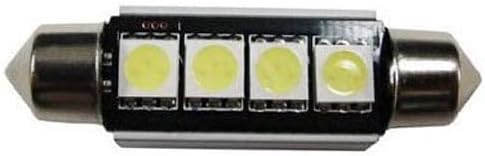 iJDMTOY 4-SMD Error Free 6411 578 LED Bulb Compatible With Car Interior Dome Light or Trunk Area Light, Ultra Blue