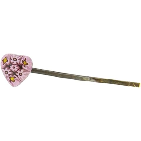 Handmade Murano Glass Millefiori Heart Hair Pin Cover