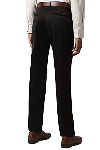 Image of Peter England Men's Formal Trousers (8907495253534 PTF1041601269 36W x 36L DarkGreenWithGreen)