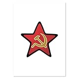 Azeeda A4 'Hammer und Sichel' Poster/Kunstdruck 