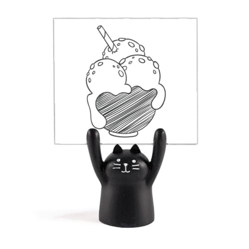 Décoration chat noir et coupelle design, le cadeau idéal pour bureau