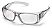 Pyramex Emerge Safety Glasses, Gray Frame, Clear Lens