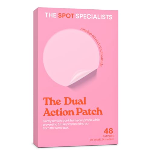 The Dual Action Patch (48 Patches) | Bespoke Formula Pimple Patches for Face to Fight Acne & Prevent Recurrence | Results After 6 Hours | Strategically Curated Ingredients | Created By Dermatologists