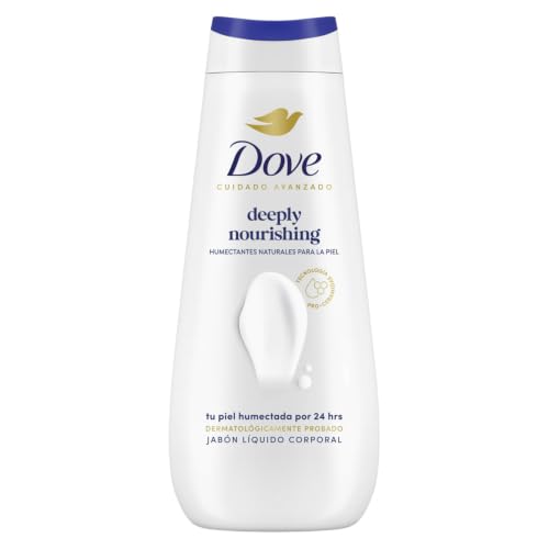 Dove Jabón Líquido Corporal Nutrición Profunda, para una piel con más suavidad e hidratación al instante 400 ml