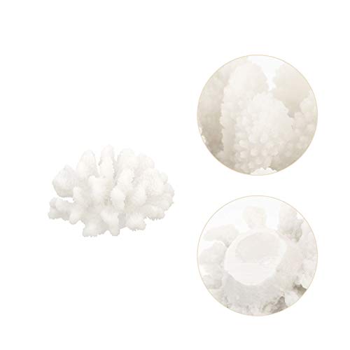 POPETPOP 2Pcs Resina Artificial Coral Decoração Subaquática Mar Plantas Plantas de Aquário Decoração