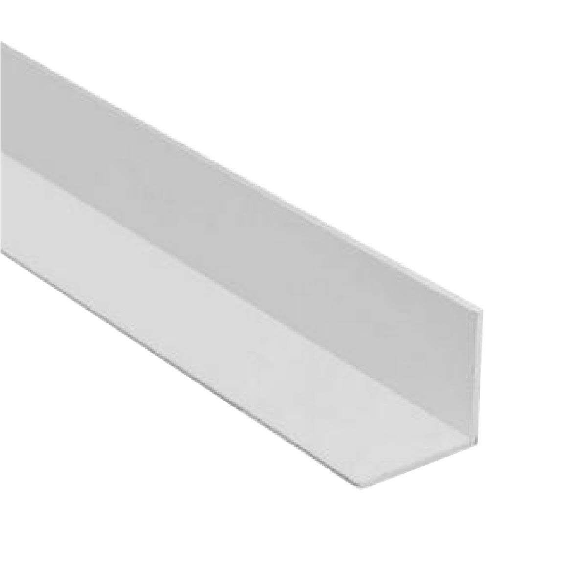 Homesmart White 1 Metre UPVC Plastic Rigid Angle Corner Trim 40 x 40mm, 90 Degree Right Angle Profile, Durable Weatherproof uPVC Moulding for Wall Edges, Corners, DIY, Bathroom & Kitchen, Pack of 3