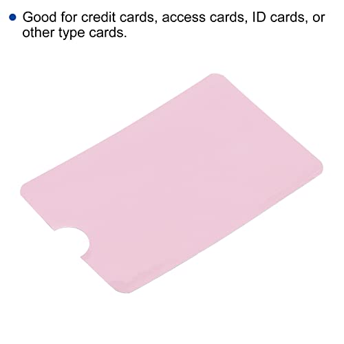 PATIKIL RFID Blocking Credit Card Sleeves, 15 Pack Contactless Protector Holder for NFC Purse,Pink4