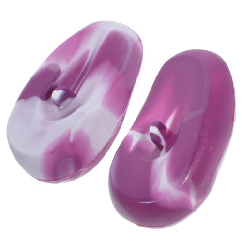 Ipetboom 1 Par Orejeras Para Teñir El Cabello Cubierta De La Ducha Del Oído Rulos Desenredador Champú Hombres Engrasar Champú Para Hombres Cubre Orejas Para Teñir El Cabello Gel De Sílice