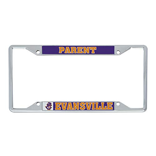 Desert Cactus University of Evansville Car Accessories Purple Aces Metal License Plate Frame and Tag Holder for Front or Rear of Car (Parent)