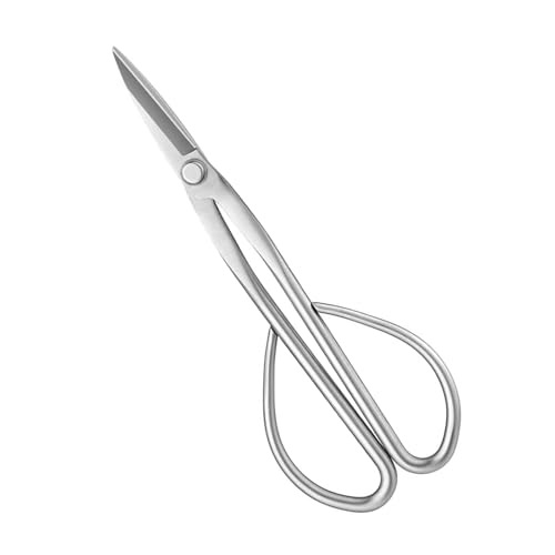 ヘビーデューティガーデンはさみハサミ高炭素鋼剪定トリミングや盆栽クラフト用の快適なグリッププロの園芸ツール