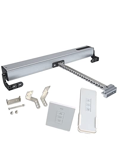 Apri finestra elettrico 300 mm-800 mm, attuatore a catena motorizzato con telecomando e interruttore a parete, ventilazione automatica per una facile apertura e chiusura della finestra (500 mm)