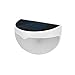 Produktbild 2PC Solar Wandleuchten Outdoor Garten Zaun Lichter Outdoor wasserdichte Sicherheitsleuchten Garten Geschenke-Weiße Schale warmes Licht