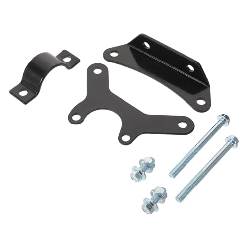 ifundom Kit Soporte para Enfriador de Aceite Motor 125cc y 140cc, Soporte Metálico Negro Resistente con Placa de Montaje y Tornillos, para Vehículo Todoterreno y Motos de Alta Exigencia