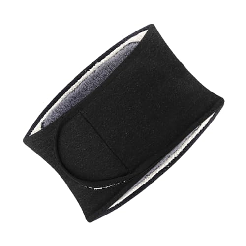 Faja lumbar térmica ajustable con forro doble de piel sintética negra XL miniatura 1