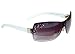 Produktbild Sonnenbrille Damenbrille mit Strasssteinen Brille Monoglas Sportlicher Style Damen M 33 (Weiß Silber.)