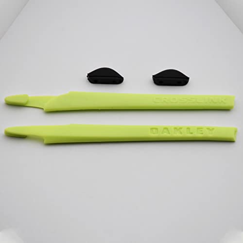 Kit de jambe en silicone vert clair pour lunettes Oakleys Crosslink - 4