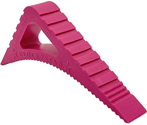 Blockystar Door Stopper & Window Stopper, Rubber Door Stop Flexible, Door Wedge Stopper Award Winning, Decorative Door Stoppers For Bottom Of Door Security, Colorful Doorstop Large Door Stopper Wedge #TOP1