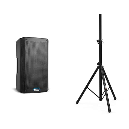 Altavoz PA con mezclador Alto Professional TS410 y soporte Audibax sin vibración