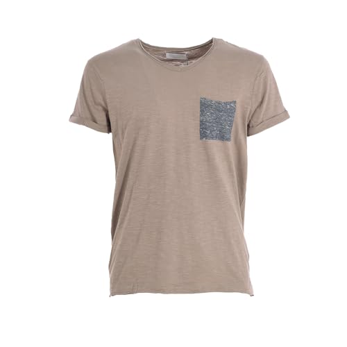 Eleven Paris T-Shirt Manches Courtes ABICO col Rond 17S1TS295 pour Femme, Gris, XS