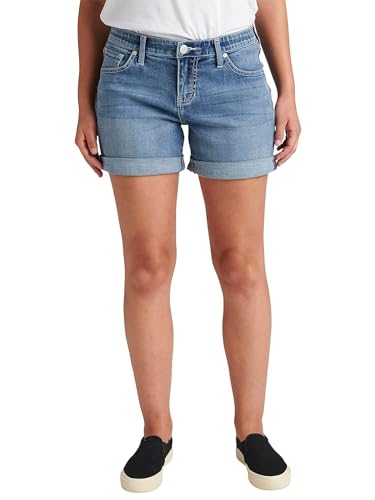 Jag Jeans Women's Alex Mid Rise Boyfriend Short