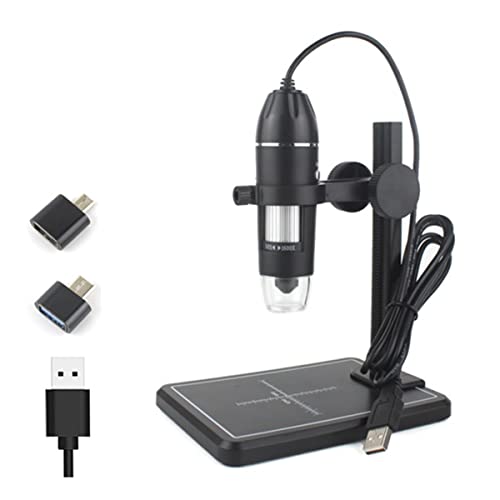 Microscope numérique 1600x grossissement USB avec support en métal de laboratoire