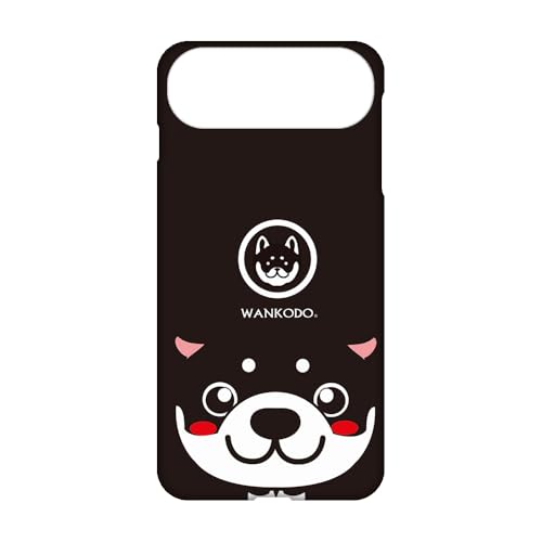 スマQ アイフォンAir 対応 ケース ハードカバー けーたいかばー 傷防止 薄型 汚れ防止 プラスチック 和んこ堂 柴犬 wankodo 京都 和風 オシャレアイフォン エアー用 iPhone Air (01.和み柴っこ黒) ami_wankodo-d-